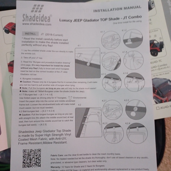 JT combo Sunshade NEW purple - Picture 3 of 8